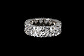 SILVER DOUBLE HEARTS RING